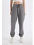 Standart Fit Kalın Jogger Eşofman Altı Bel Paça Lastikli Basic Düz Uzun Boy S7370AZ24WN 1