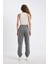 Standart Fit Kalın Jogger Eşofman Altı Bel Paça Lastikli Basic Düz Uzun Boy S7370AZ24WN 6