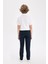 Erkek Çocuk Düz Paça Beli Lastikli Cepli Lacivert Basic Düz Gabardin Okul Pantolonu T8850A624AU 8