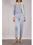 Sigaret Saten Kumaş Pantolon Normal Bel Basic Düz Beli Lastikli Düz Paça J8743AZ25SM 4