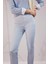 Sigaret Saten Kumaş Pantolon Normal Bel Basic Düz Beli Lastikli Düz Paça J8743AZ25SM 5