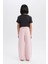 Kız Çocuk Wide Leg Kargo Geniş Paça Jean Pantolon C0451A825SM 8