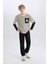 Erkek Çocuk Jogger Fit Jogger Paça Gabardin Pantolon B6713A825SM 3