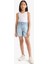 Kız Çocuk Paperbag Jean Şort B8113A825SM 3
