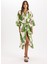 Desenli Pamuklu Kimono-Fall in Love D0455AX24SM 2