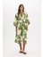 Desenli Pamuklu Kimono-Fall in Love D0455AX24SM 3