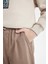 Erkek Çocuk Bağcıklı Beli ve Paçası Lastikli Cepli Jogger Gabardin Pantolon C7577A824WN 8