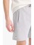 Slim Fit Dar Kesim Dar Paça Şort W7965AZ25SM 4