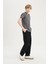 Erkek Çocuk Loose Fit Standart Paça Kargo Cepli Basic Düz Gabardin Siyah Pantolon C7580A824WN 3