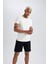 Fit Slim Fit Dar Kesim Sporcu Standart Paça Şort V3030AZ23SP 5