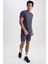 Fit Slim Fit Sporcu Şort V3030AZ23SP 3