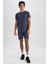 Fit Slim Fit Sporcu Şort V3030AZ23SP 6