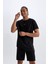 Fit Slim Fit Dar Kesim Sporcu Standart Paça Şort V3030AZ24AU 4