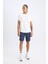 fit Slim Fit Dar Kesim Sporcu Standart Paça ŞORT V3030AZ25SP 4