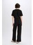 Wide Leg Pantolon Geniş Paça Basic Düz Bürümcük E3232AX25SP 5