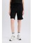 Regular Fit Normal Bel Düz Paça Bermuda Şort W9369AZ25SM 1