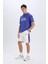 fit Nba Los Angeles Lakers Standart Fit Kısa Paça ŞORT W9811AZ25SP 4