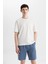 Slim Fit Dar Kesim Cepli Basic Düz Bermuda Şort W1105AZ24SM 2