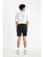 Slim Fit Dar Kesim Dar Paça Şort W7965AZ24HS 6