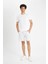 Slim Fit Dar Kesim Dar Paça Şort W7965AZ24HS 2