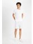 Slim Fit Dar Kesim Dar Paça Şort W7965AZ24HS 4