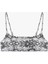 Hafif Destekli Yılan Desenli Ince Askılı Bralet Bikini Üstü 1