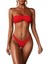 Kırmızı Straplez Dar Kalıp Bikini Üstü 1