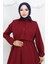 Gömlek Yaka Bolera Detaylı Elbise 81898-04 Bordo 3