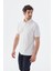 Ekru Slim Fit Gömlek Yaka T-Shirt 1