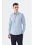 Düz Dar Kalıp - Slim Fit Mavi Gömlek 1