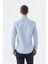 Düz Dar Kalıp - Slim Fit Mavi Gömlek 5