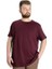 Modexl 20031 Battal T-Shırt-Mürdüm 1