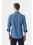 Lacivert Slim Fit Cepli Düğmeli Yaka Pamuk Gömlek 4