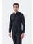 Düz Dar Kalıp - Slim Fit Siyah Gömlek 1