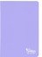 Colors A4 80 Yaprak Çizgili Defter, Mor 1