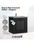 Kayra Lavabo Dolabı Kapaklı 60CM Mat Antrasit 3
