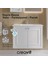 Kayra Lavabo Dolabı Kapaklı 80CM Mat Beyaz 3