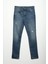 Erkek Yırtık Detay Likralı Skinny Fit Açık Mavi Jean Pantolon 2