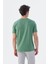 Yeşil Slim Fit Triko Bisiklet Yaka T-Shirt 4