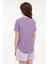W-Yuly Tee 5fx Mor Kadın Kısa Kol T-Shirt 2