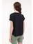 Wl Fun 11MD1143 5fx Siyah Kadın Kısa Kol T-Shirt 2