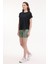 Wl Fun 11MD1143 5fx Siyah Kadın Kısa Kol T-Shirt 3