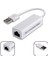 USB Ethernet Çevirici USB 2.0-10/100 Mbps RJ45 Ethernet Çevirici Adaptör USB Internet Kablosu 4