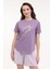 W-Yuly Tee 5fx Mor Kadın Kısa Kol T-Shirt 1