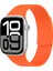 Apple Watch 10 42MM Kabartma Deri Desenli Güçlü Mıknatıs Yapılı Silikon Kordon Kayış 1