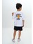 Erkek Çocuk Smile Yazı Baskılı Şortlu Takım 5