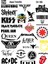 Aqua Transfer - Famous Bands 1