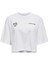 Onlsue S/s Sport Top Box Beyaz Kadın Kısa Kol T-Shirt 1