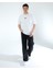 Oversıze Unisex Baskılı T-Shırt Barcode Whıte 5