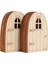 60PCS Boyasız Ahşap Peri Kapı Boş (Yurt Dışından) 5